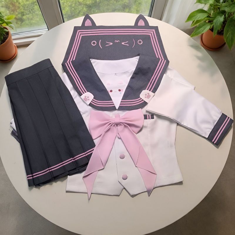 小桃灼灼原创日系JK水手服套装