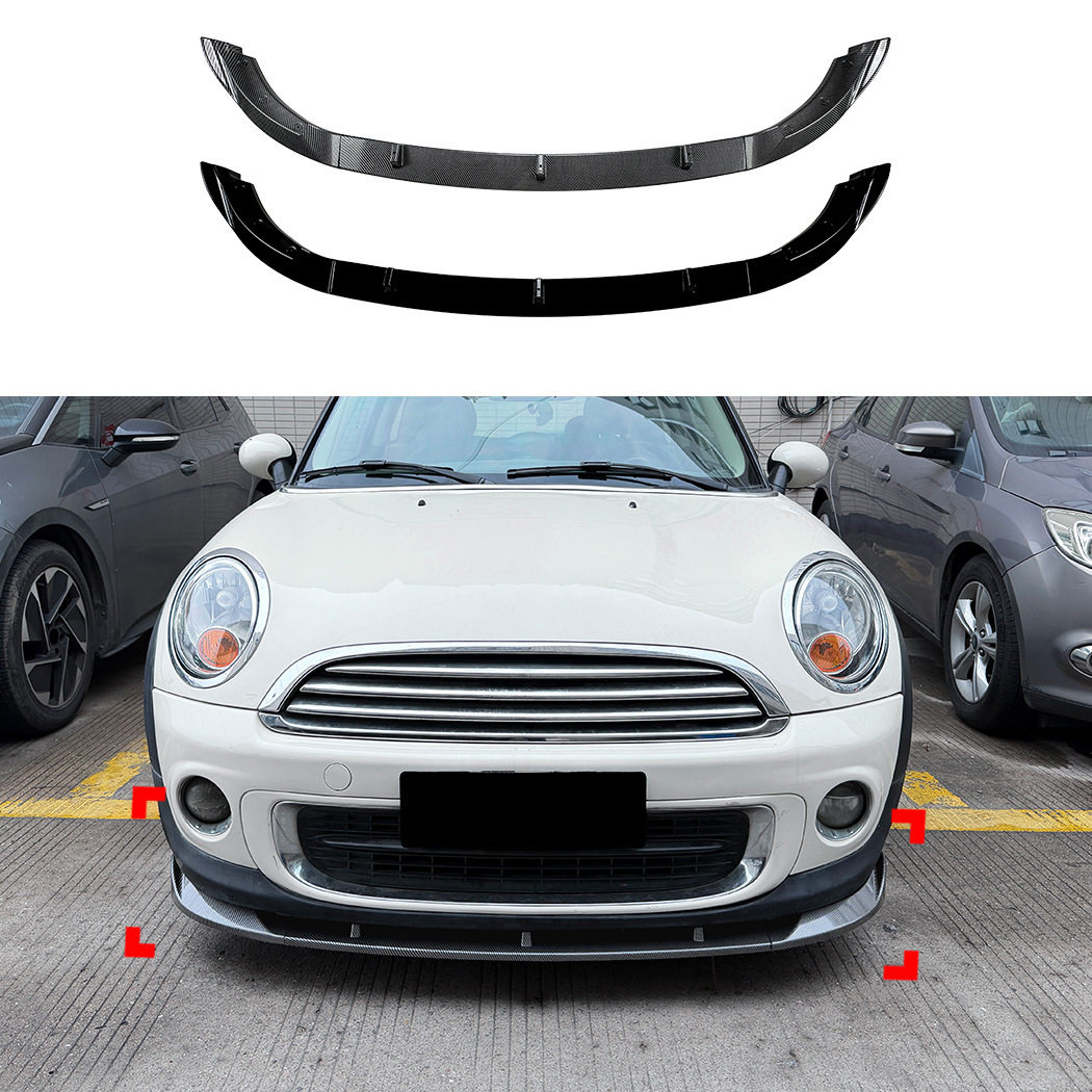 适用Mini Cooper R56 R57后期2011-2014前唇前铲扰流板小包围改装