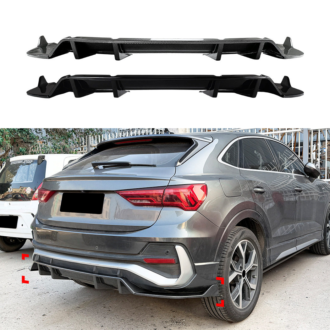 适用奥迪Q3F3Sportback轿跑2019-2025后唇尾唇扰流板包围跨境改装