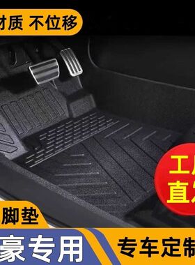 tpe汽车脚垫吉利帝豪EC7帝豪GS/GL/S/L四代五代帝豪EV防位移脚垫