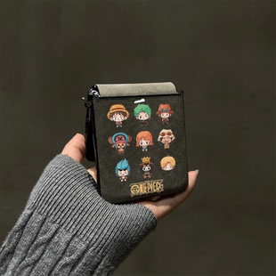 2摩托罗拉50秋冬PuraX保护套6 FindN3新款 Q版 海贼适用小米mix2手机壳小折叠V三星Zflip7华为Pocket3荣耀OPPO