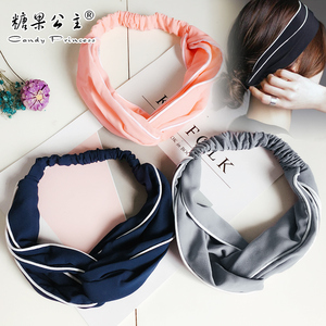 布艺纯色简约发带发饰