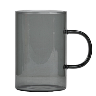 馨玉坊耐高温玻璃杯家用带把喝水大容量杯子办公室水杯男士泡茶杯