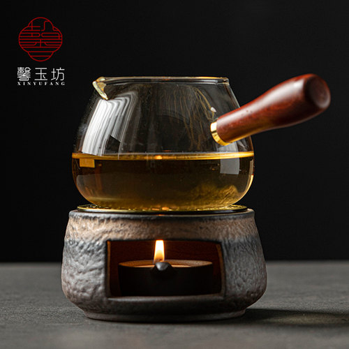 复古陶瓷温茶炉日式茶叶提香器