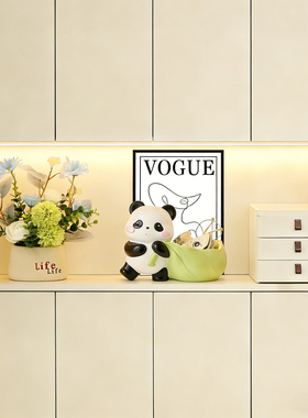 奶油风玄关装饰品摆件