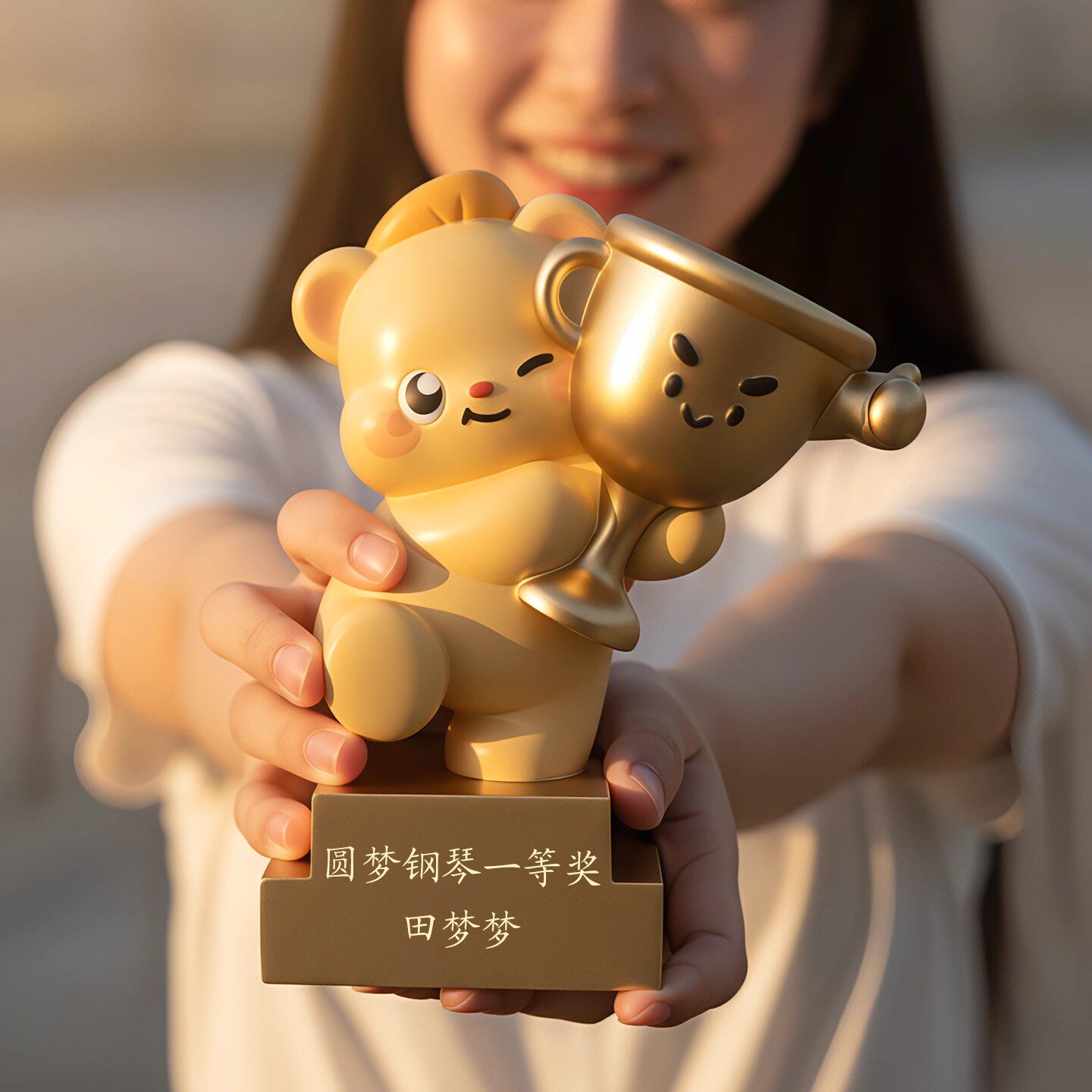 创意可爱奖杯定制定做图片