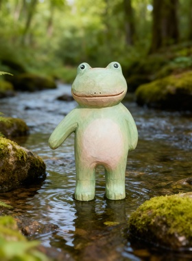 3D打印的肌肉青蛙摆件