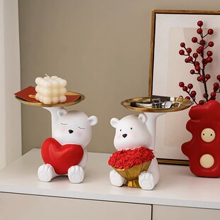 结婚礼物送新人的礼品高档实用高级闺密新婚订婚入户玄关客厅摆件