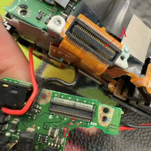 适用佳能Canon照相机座子 A640摄像连接器扣 排线主板连接口插座