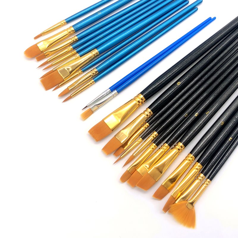 翻糖刷秀笔蛋白糖霜勾线笔描边手绘饼干翻糖烘焙工具美术绘画用品