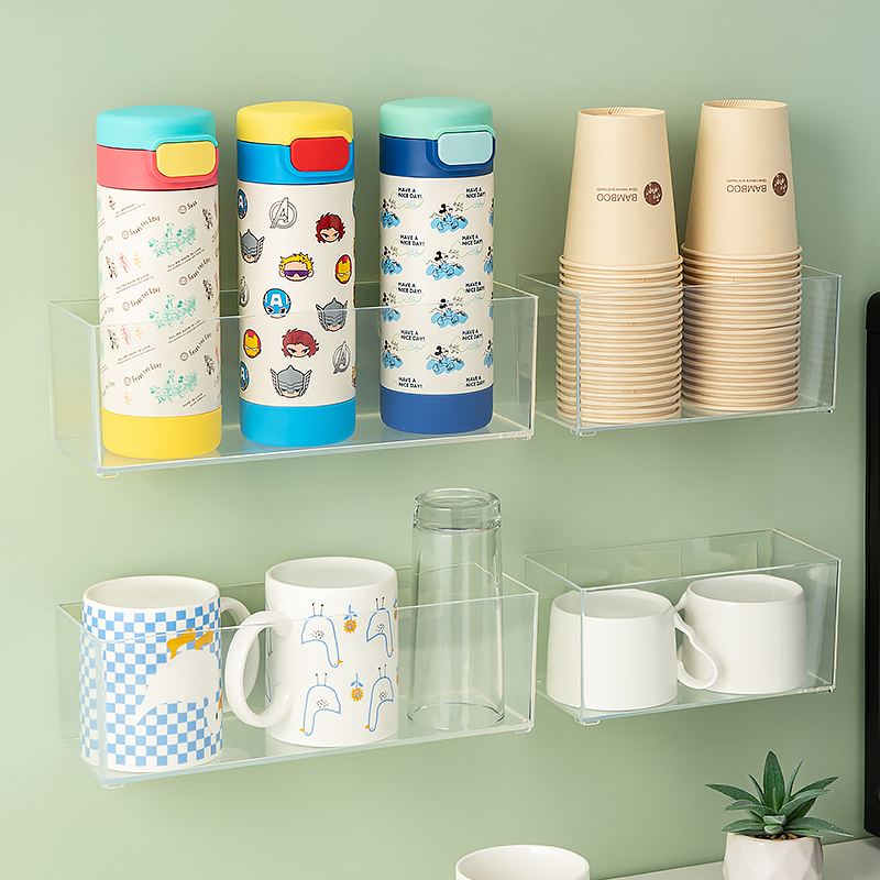 杯架免打孔墙上杯子咖啡杯