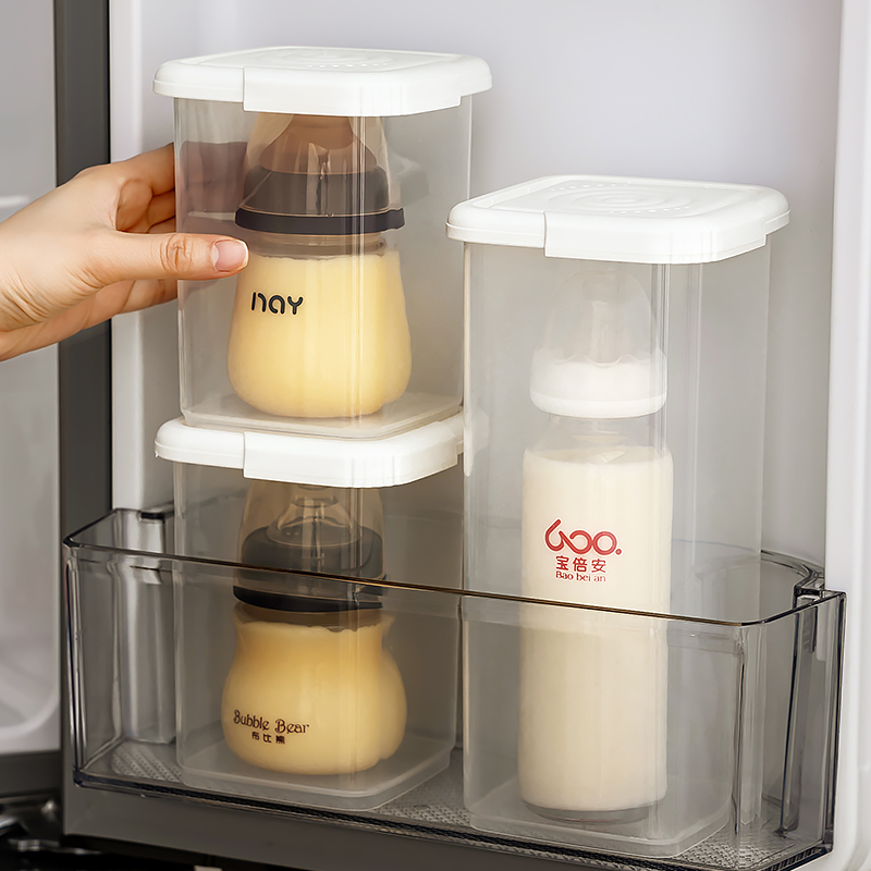 冰箱储奶瓶密封保鲜罐母乳冷藏盒冷冻储奶袋上班背奶存放收纳罐