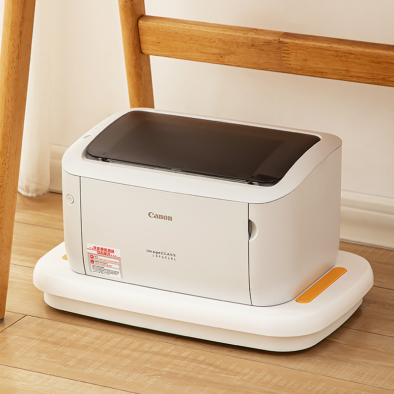 可移动收纳箱底座带滑轮置物架整理箱办公室桌下打印机万向轮托架