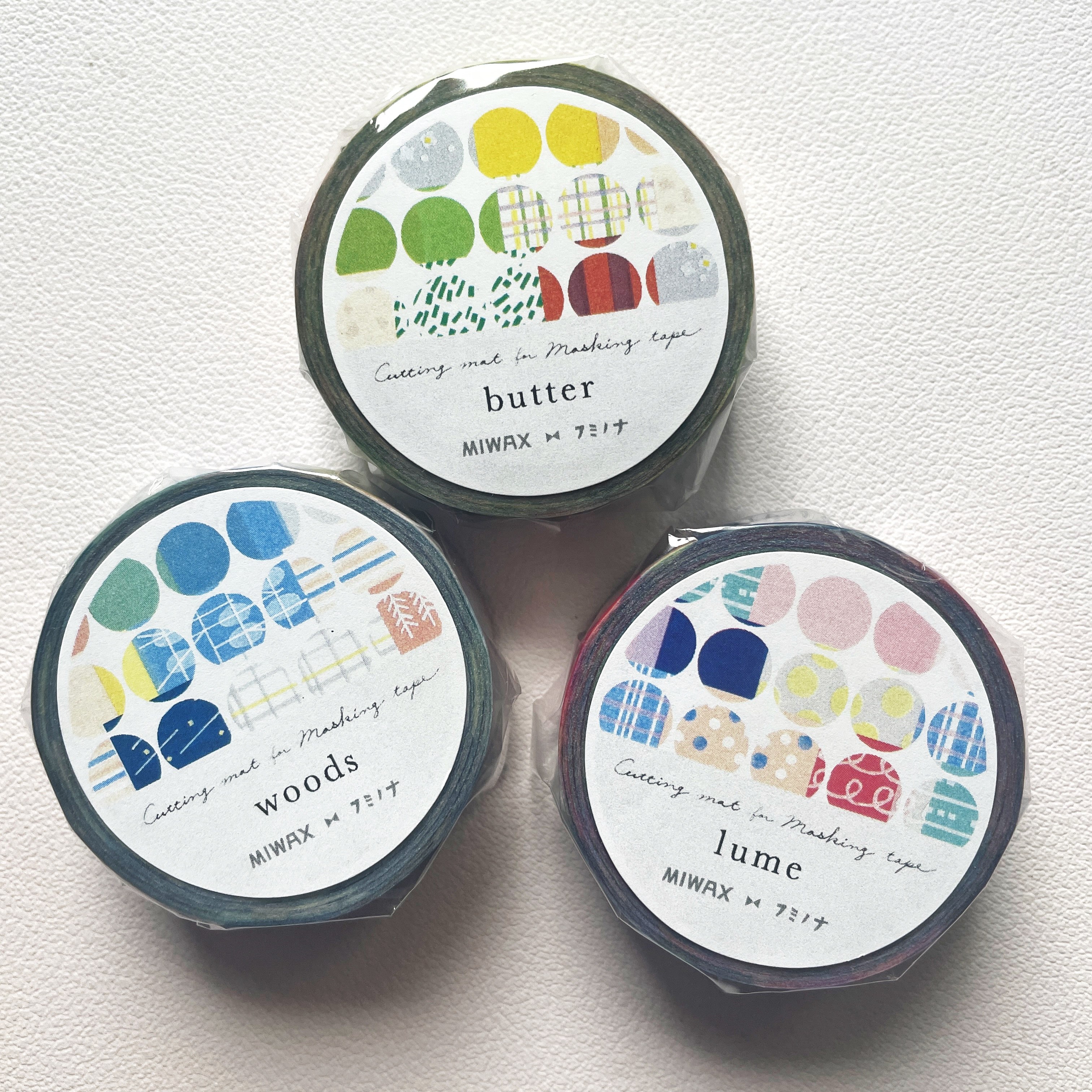 【现货】日本Miwax几何款套组woods butter lume 和纸胶带 MT承制