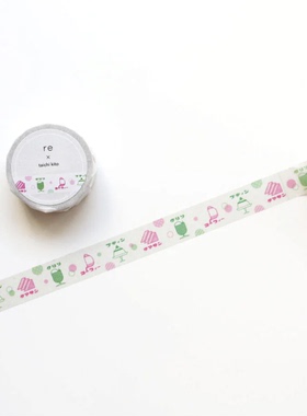 【现货】日本Forme re×taichi kito 复古喫茶 和纸胶带 7m整卷