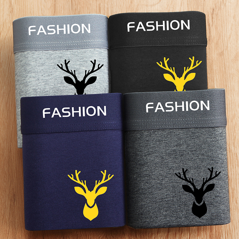 10.8四条装纯棉男士内裤