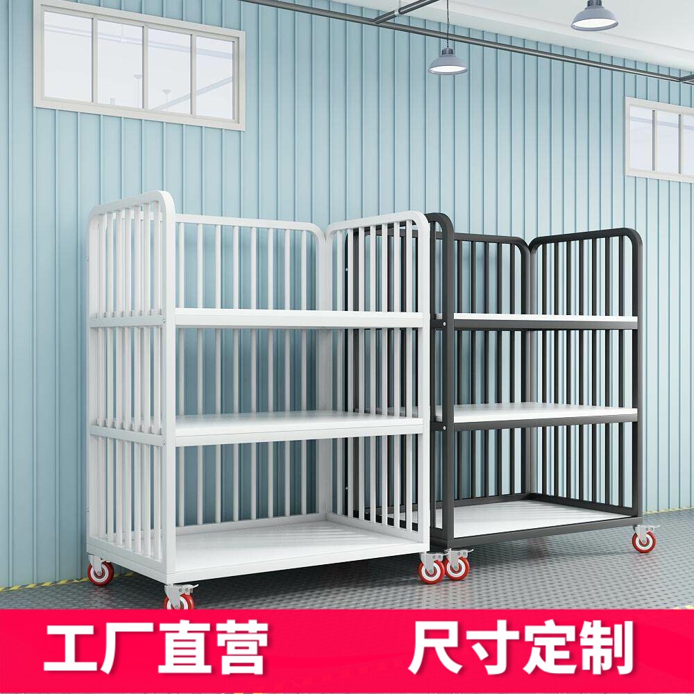 服装厂专用围栏手推车裁片车成衣周转车运料包装推布车面料堆放车