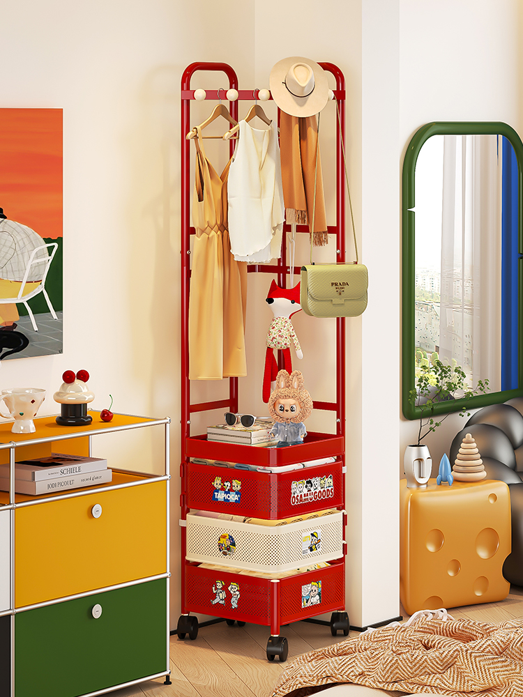 雅图诗衣架落地卧室2025新款转角衣帽架家用晾晒挂衣架简易置物架