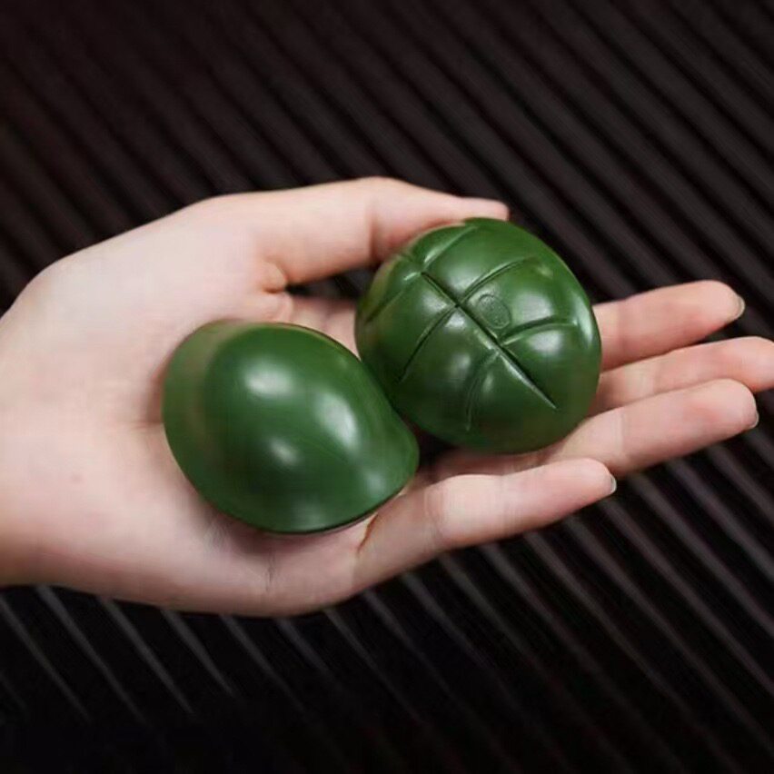 宜兴紫砂【富甲一方茶宠手把件】年余精品全手工茶玩可养茶宠摆件