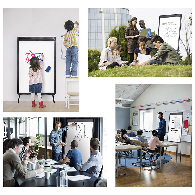 厂家现货铝合金边框会议写字板记录板三脚架白板白板批