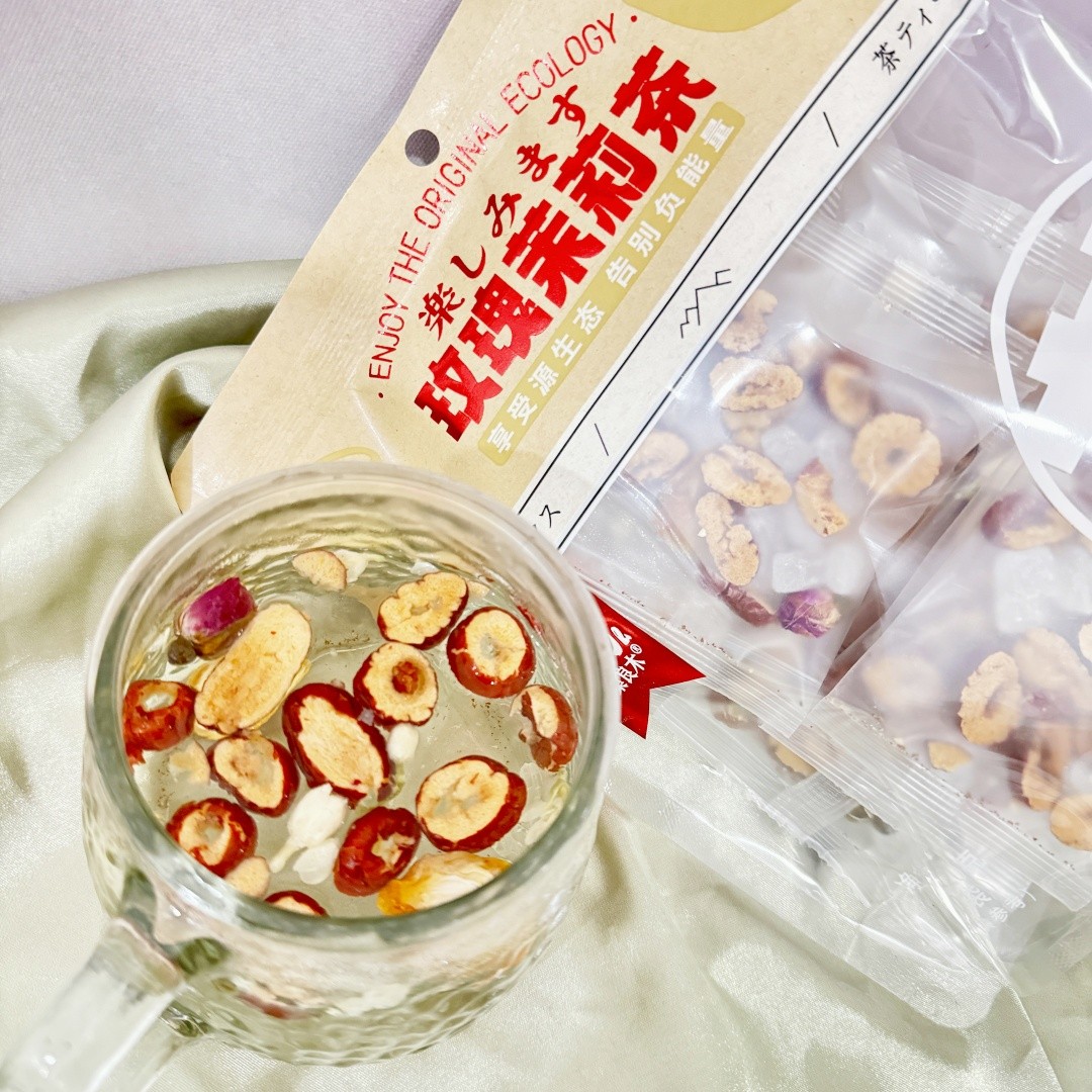 新货集良木玫瑰茉莉茶120g独立包装组合养生茶女养颜花草干花泡水
