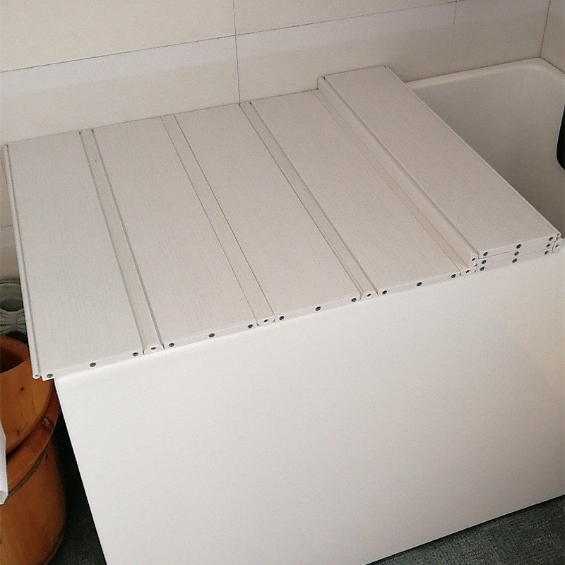 7yx批发浴缸盖折叠式架盖防尘支架泡浴洗澡盆浴缸盖板洗澡保温浴