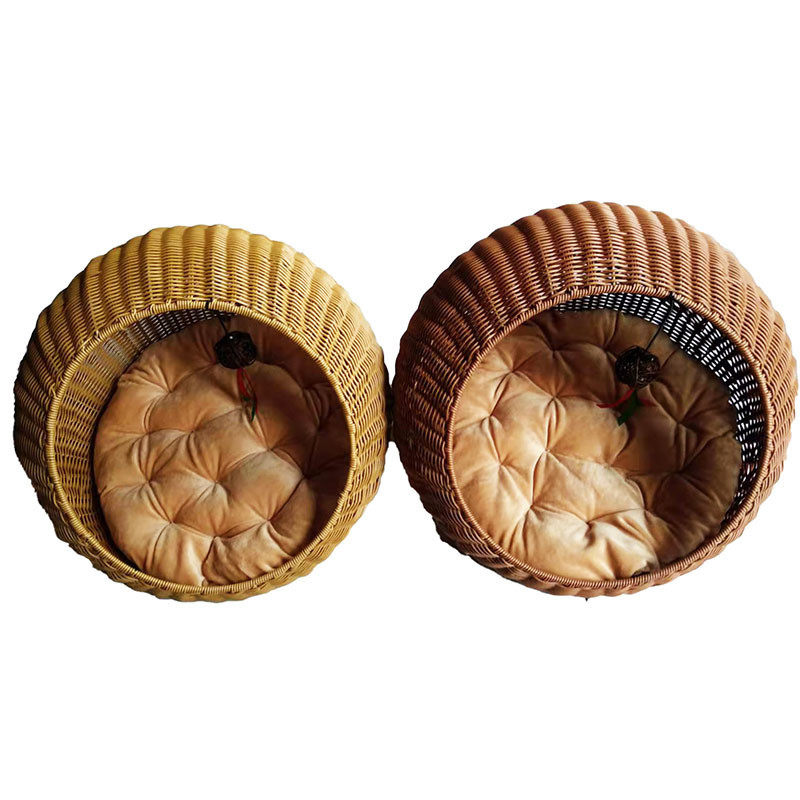 厂家供应藤编编制纯手工猫窝 四季通用斜口猫笼 可水洗宠物窝,宠物/宠物食品及用品,猫笼子/猫别墅,淘宝优惠券,粉丝福利购,淘宝优惠卷