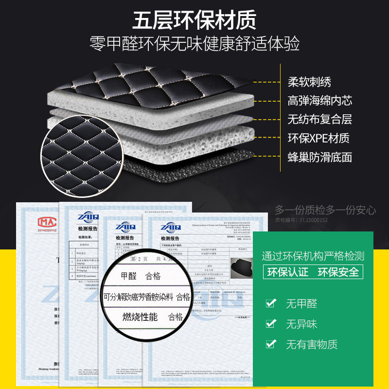 长安18款2017新cs75后备箱垫2018尾箱后背箱垫全包专用全包围新款