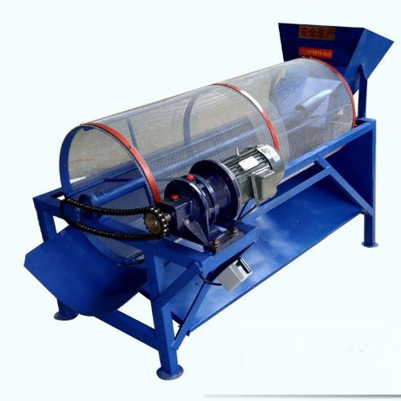 热销采石场用无轴滚筒筛沙场移动式织网沙设备金属丝编筛滚筒筛沙