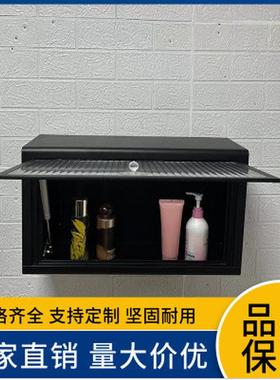304不锈钢厨房柜收纳柜厨房小吊柜挂墙调料柜置物架玻璃门上翻门