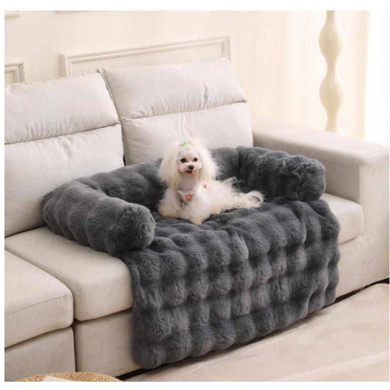 爆款狗窝直角可拆洗狗窝宠物沙发狗沙发宠物垫长毛绒狗窝