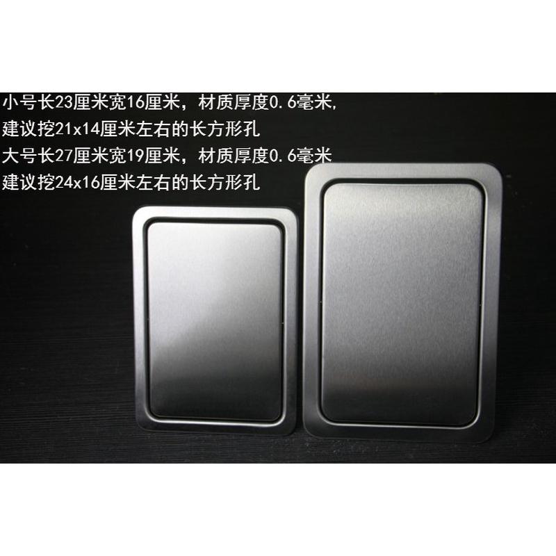 台面嵌入式盖子不锈钢垃圾桶翻盖摇盖弹盖装饰卫生间方形圆形