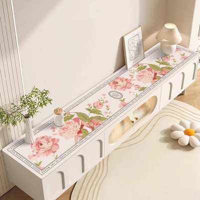 电视机柜垫轻奢高级感防水防脏餐边柜桌垫pvc桌面保护垫鞋柜垫子