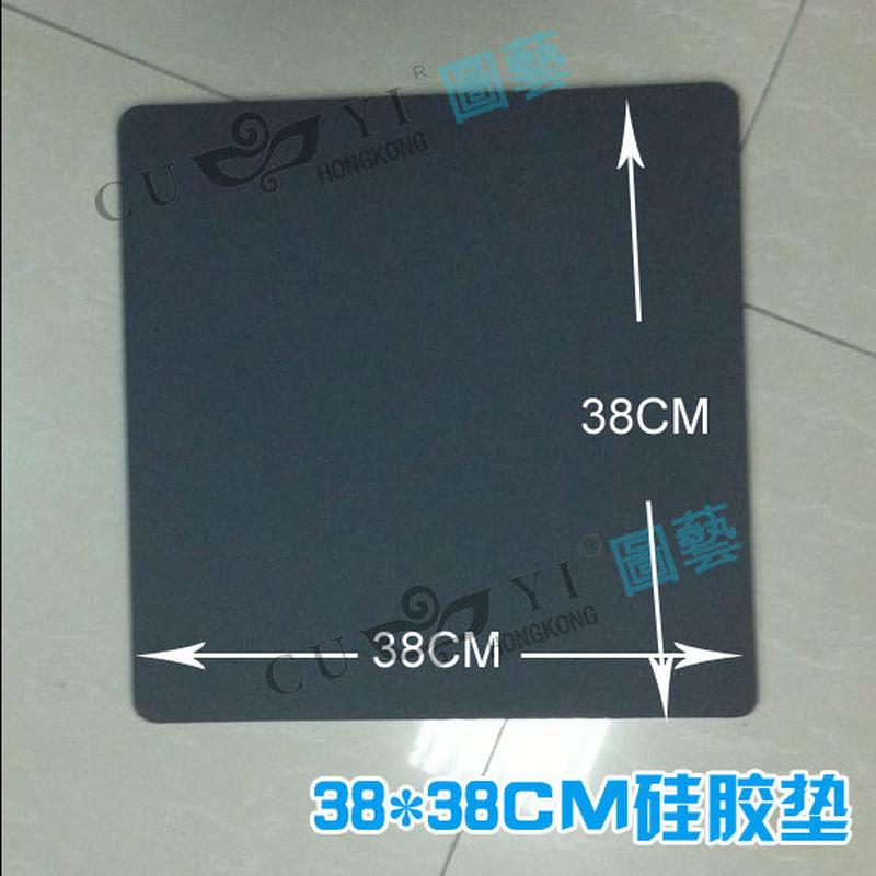 38*38cm硅胶垫热转印38*38烫画机专用硅胶垫热转印机器使用的