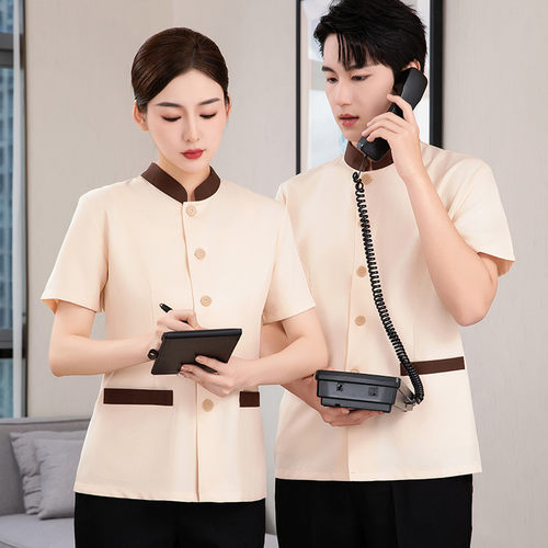 酒店工作服夏装女饭店客房服务员保洁服短袖清洁工保洁员秋冬套装