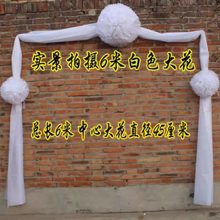 热销殡葬车头花加厚花黑布灵车大号黑车花大白花加长灵车花