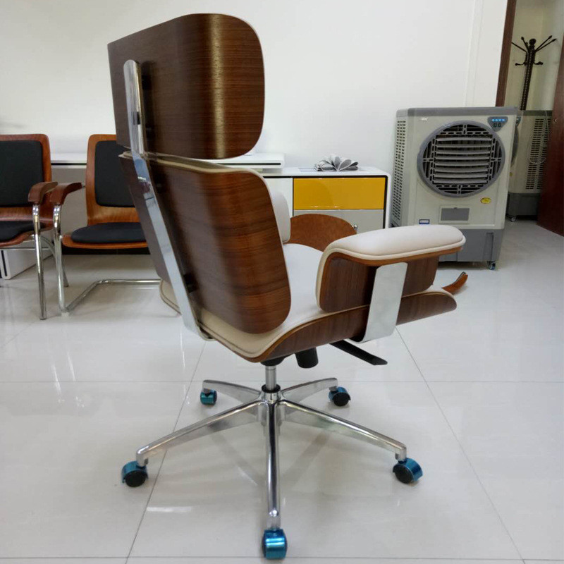 人体工学椅 高背大班旋转办公椅皮革升降 简约时尚现代可躺老板椅