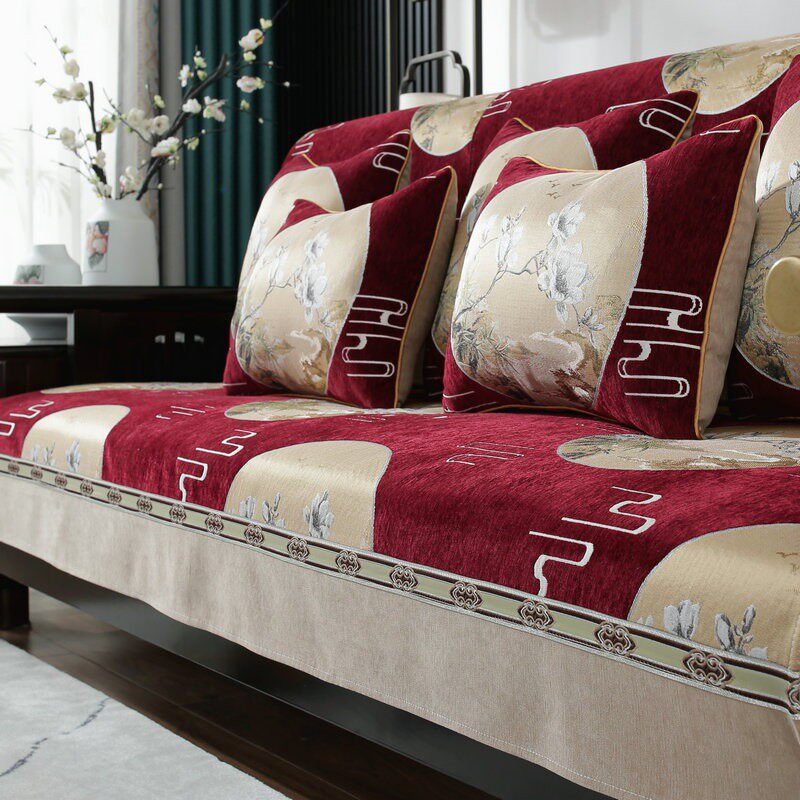 实木沙发垫坐垫子新中式沙发套罩盖布高档四季通用红木沙发座垫夏