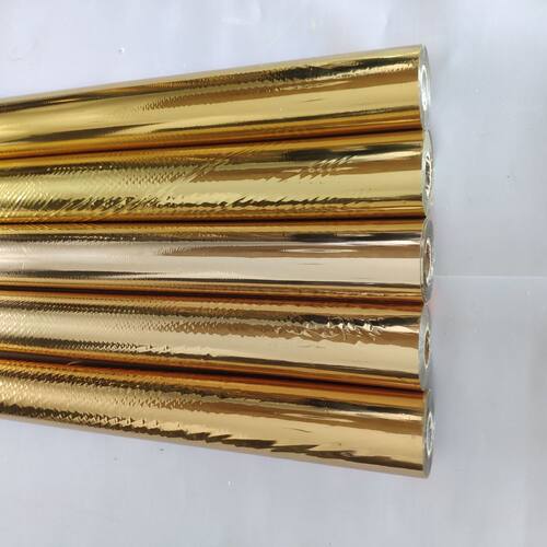 热销金银色烫金纸电化铝烫印箔皮革pvc塑过覆膜烫金材料现货批发