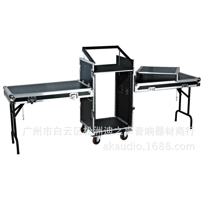 热销供应　12u三开航空不防门机柜　带调音台柜　航空机柜　 网络