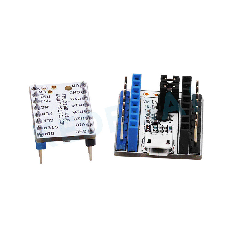 热销3d打印机配件tmc2208v1.0步进电机静音驱动器+tester套件配器