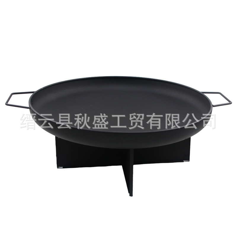 篝火烤火大火盆户外烧烤炉庭院木炭取暖炉晚会炉柴火炉木柴篝火盆