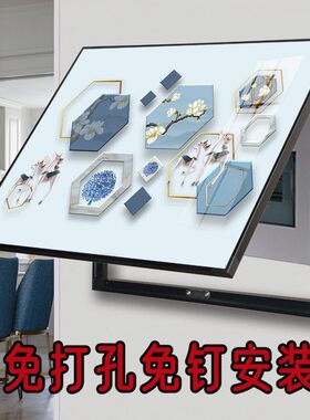 进户门家里室内电表箱装饰画遮挡电闸电盒子配电箱免打孔墙上挂画