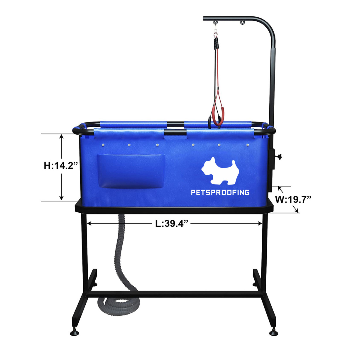 热销pvc澡池洗宠物狗狗洗澡盆大中小型犬猫狗专用spa浴缸金毛泰迪