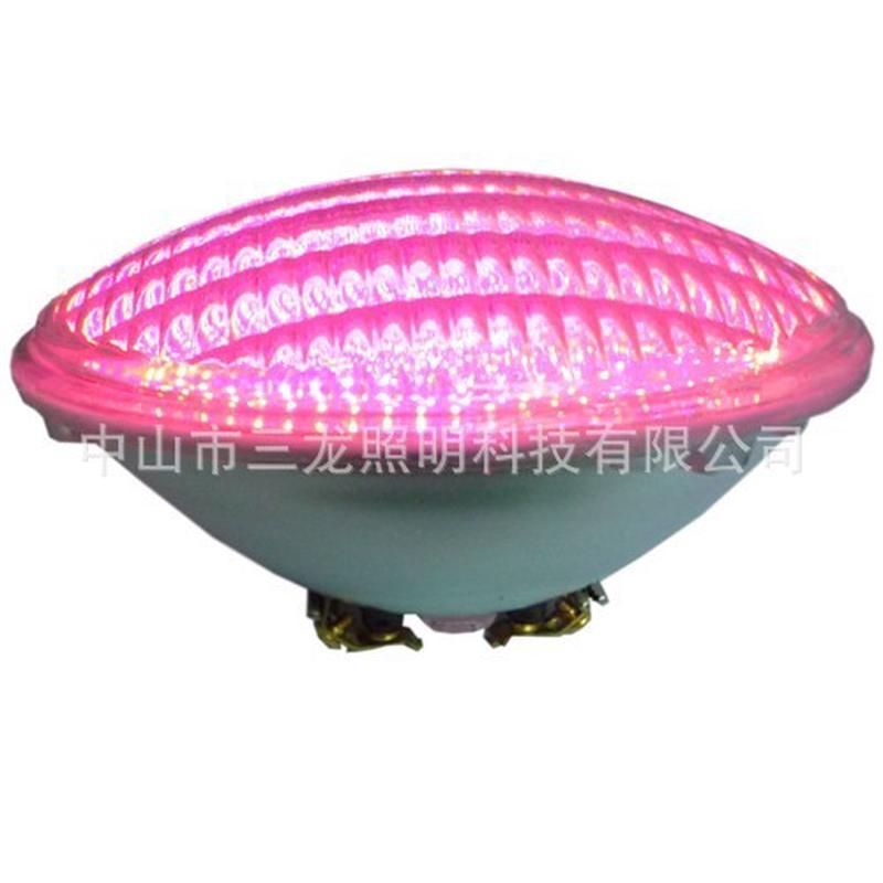 par56水底灯 水下灯 嵌入式泳池led，灯胶膜游泳池灯 玻璃par56