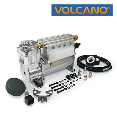 VOLCANO 12v小高压充打气泵无油空气压缩机储气自动启停气刹42045