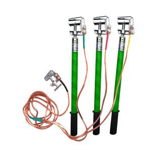 平口双平方猴头高压接地线10kv--220kv便携式接地棒接地线夹25舌