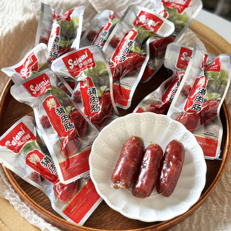 新日期Salami萨啦咪烤猪肉肠 萨拉咪小香肠温州特产零食休闲独立