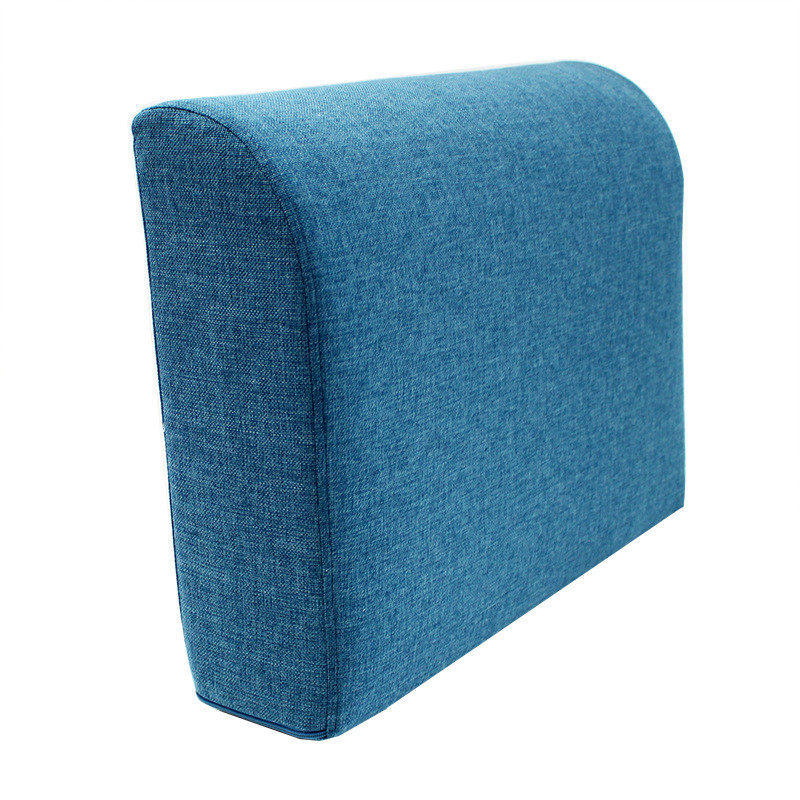 1map沙发靠背垫实木后靠垫布艺靠枕定做海绵芯高密度客厅床头软