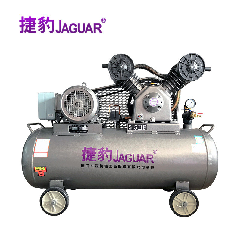 热销jaguar空气压缩机牌活塞式空压机ev-80风冷式捷豹4kw/5.5hp深